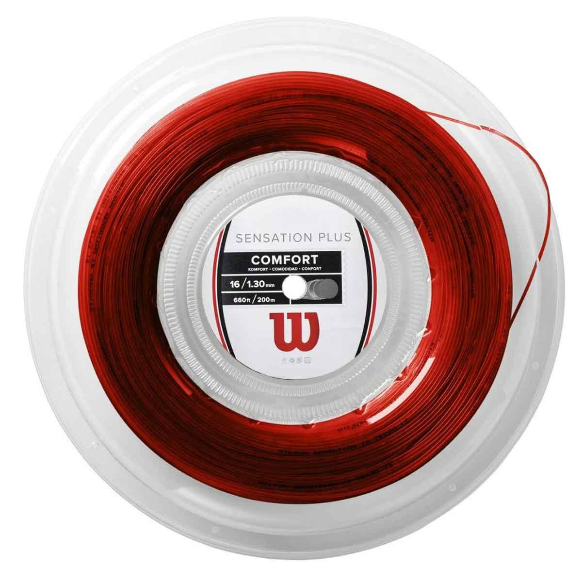 Buy Wilson Sensation Plus Tennis String Reel 200M Red Online India